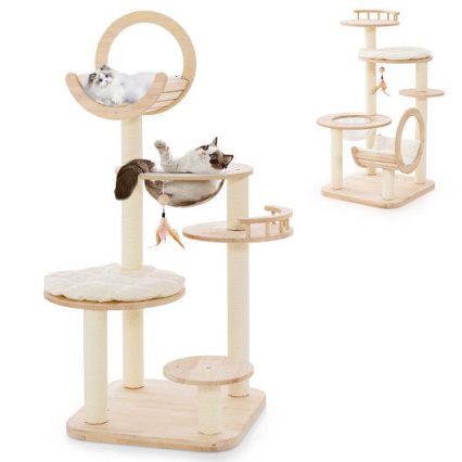 Deluxe Cat Play Tower with Space Pod