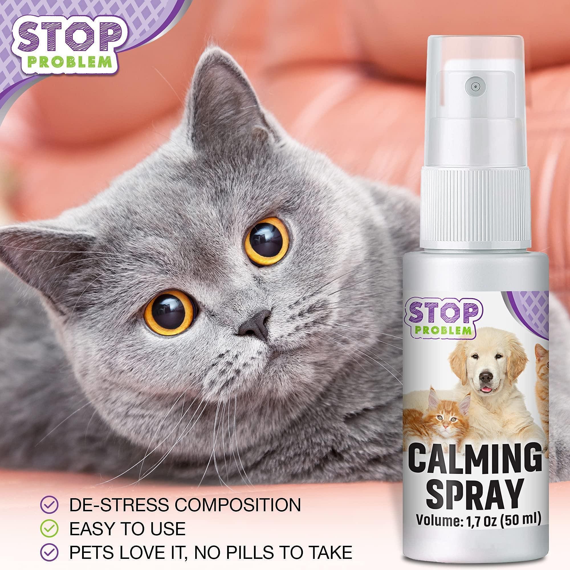 Calming Pheromone Spray for Cats - Reduces Stress, Scratching, & Anxiety - Image 3