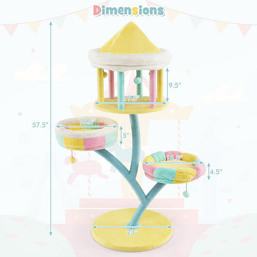 Feline Funhouse Cat Tree - Image 4