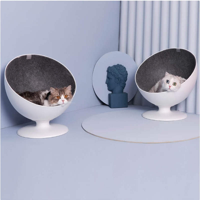 Whimsical Kitty Sphere - The Ultimate Interactive Cat Retreat - Image 5