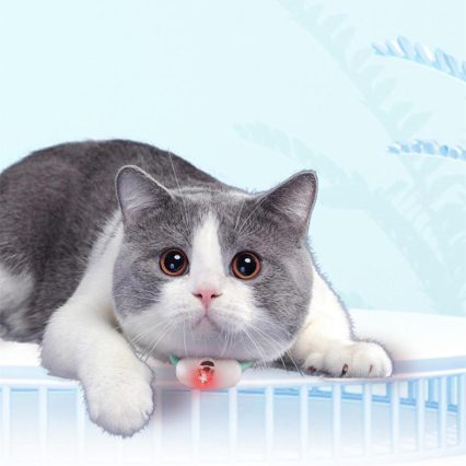 Smart Interactive Laser Cat Collar - USB Rechargeable Automatic Hands-Free Laser Teaser Toy