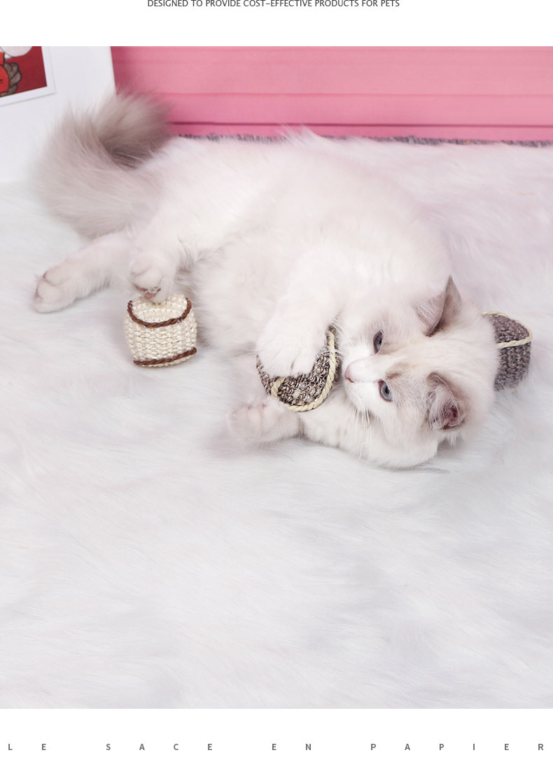 natural sisal cat toy - Photo 6