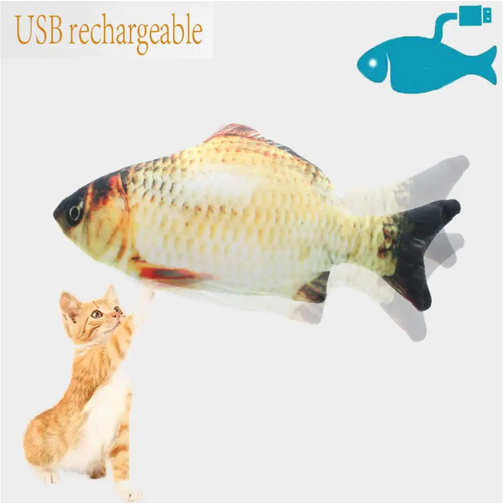interactive floppy fish cat - Photo 8