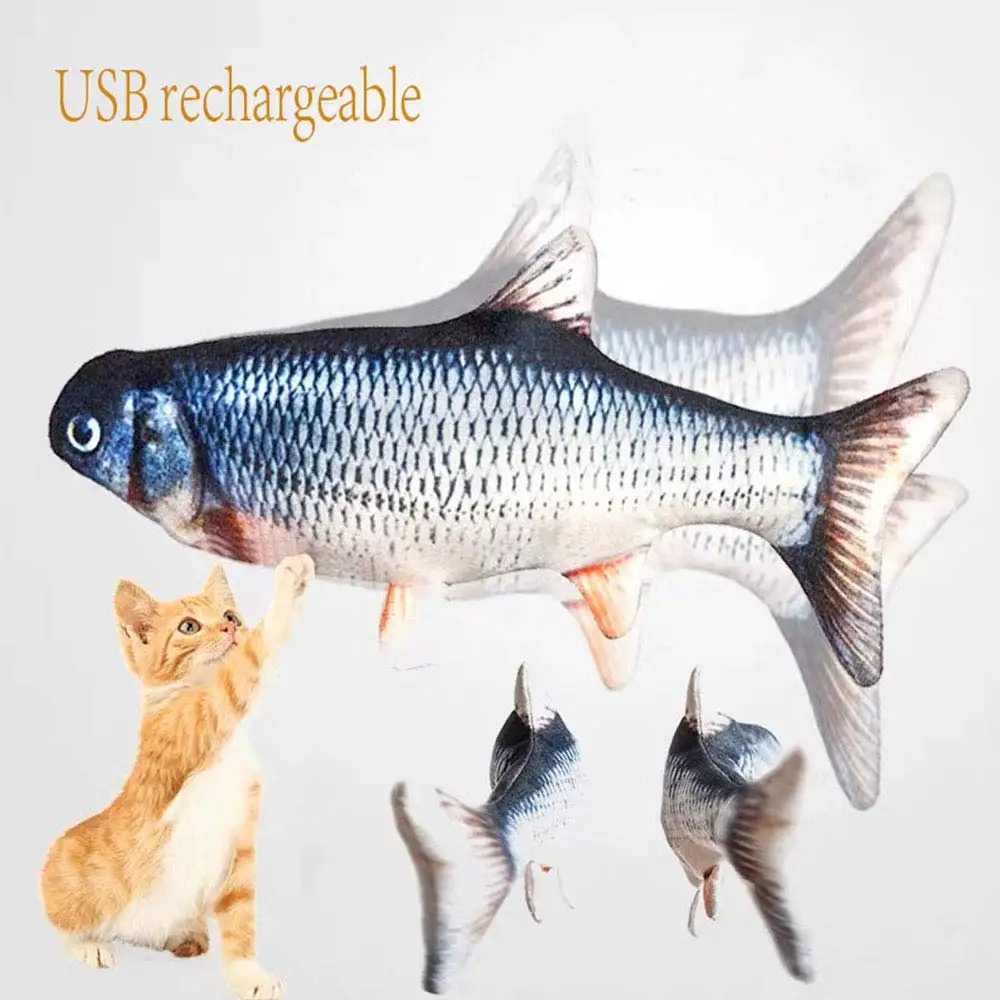 interactive floppy fish cat - Photo 7