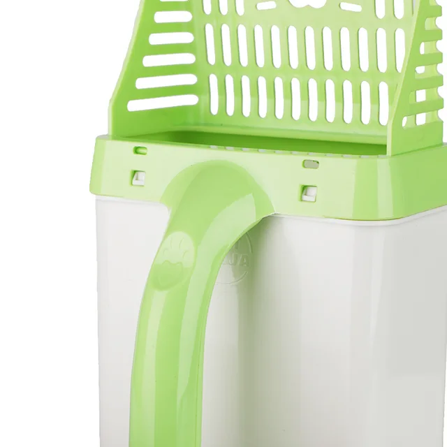 Ergonomic Cat Litter Scoop with Waste Bags - Clean & Sift Litter Scoop System - Image 8
