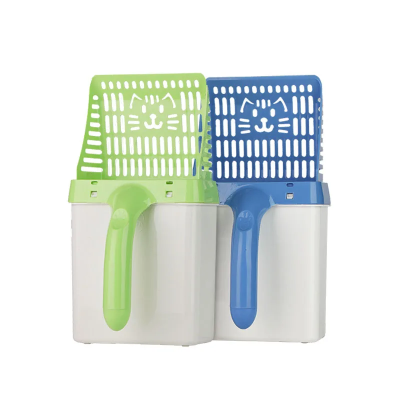 Ergonomic Cat Litter Scoop with Waste Bags - Clean & Sift Litter Scoop System - Image 3
